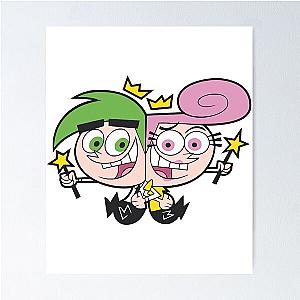 Mens Womens Cosmo And Wanda Fairly Oddparents Christmas Poster