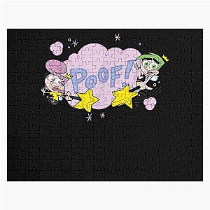 Vintage Nickelodeon The Fairly Oddparents Cosmo And Wanda Poof Christmas Jigsaw Puzzle
