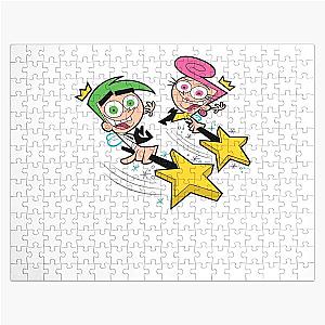 For Mens Womens Fairly Odd Parents Dinkleberg Mr Turner Timmy Dad Awesome For Movie Fans Jigsaw Puzzle