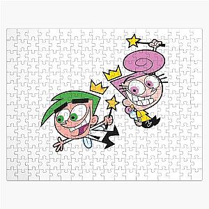 Funny Gifts The Fairly Odd Parents Wanda And Cosmo Halloween Jigsaw Puzzle