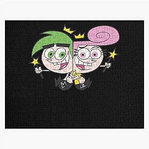 Mens Womens Cosmo And Wanda Fairly Oddparents Christmas Jigsaw Puzzle