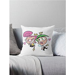 Cosmo and Wanda Fairly Odd Parents Throw Pillow