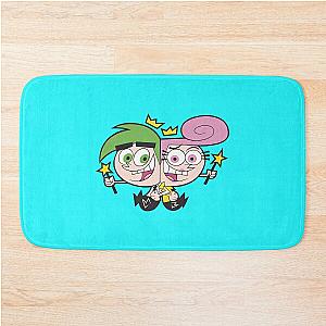 Mens Womens Cosmo And Wanda Fairly Oddparents Christmas Bath Mat