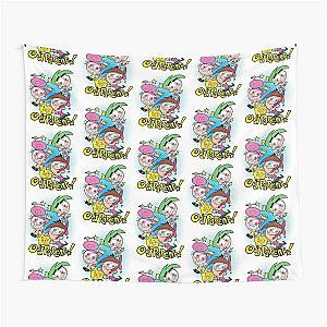 The Fairly OddParents Timmy Cosmo and Wanda Tapestry