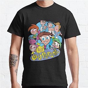 Retro Vintage Nickelodeon The Fairly Oddparents Cast Christmas Classic T-Shirt