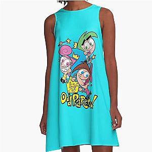 The Fairly OddParents Timmy Cosmo and Wanda A-Line Dress