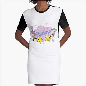 Nickelodeon The Fairly OddParents Cosmo And Wanda Poof Graphic T-Shirt Dress