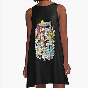 Day Gift Nickelodeon The Fairly Oddparents Total Character Christmas A-Line Dress