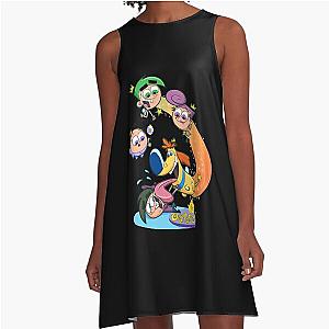 Birthday Gift The Fairly Oddparents Christmas A-Line Dress