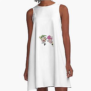 The Fairly Odd Parents Cosmo and Wanda A-Line Dress