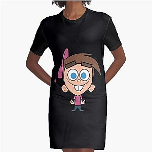 Mens My Favorite Cosmo Fairly Odd Parents Christmas Graphic T-Shirt Dress