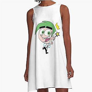 Cosmo from The Fairly OddParents Love You A-Line Dress