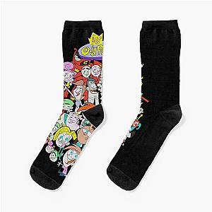 Day Gift Nickelodeon The Fairly Oddparents Total Character Christmas Socks