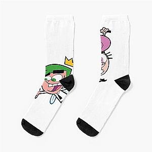 Funny Gifts The Fairly Odd Parents Wanda And Cosmo Halloween Socks