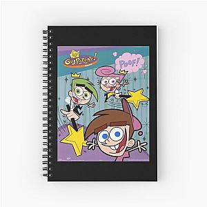 Music Vintage The Fairly Oddparents Premium Scoop Christmas Spiral Notebook