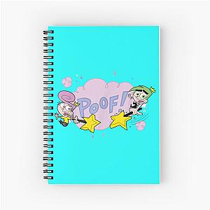 Nickelodeon The Fairly OddParents Cosmo And Wanda Poof Spiral Notebook