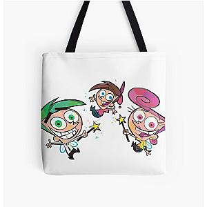 Geometric Fairly Odd Parents All Over Print Tote Bag