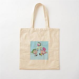 Fairly Odd Parents Playing Volleyball  Cotton Tote Bag