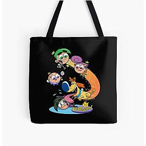 Birthday Gift The Fairly Oddparents Christmas All Over Print Tote Bag