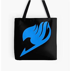 Fairy Tail Bags - Fairy Tail Logo (blue) All Over Print Tote Bag RB0607