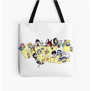 Fairy Tail Bags - Chibi fairy  All Over Print Tote Bag RB0607