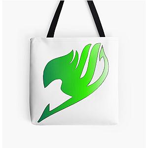 Fairy Tail Bags - Green fade symbol All Over Print Tote Bag RB0607