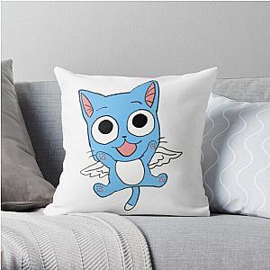 Fairy Tail Pillows - Happy Fairy Tail Throw Pillow RB0607