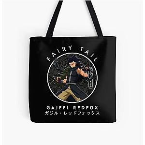 Fairy Tail Bags - Gajeel In The Circle Up All Over Print Tote Bag RB0607