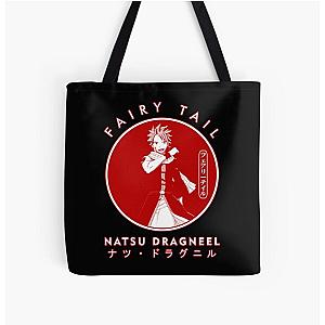 Fairy Tail Bags - Natsu Dragneel II In The Color Circle  All Over Print Tote Bag RB0607