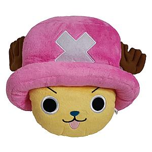 Anime Plushies - One Piece Cute Chopper Pink Face Cushion Plush