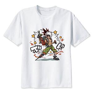 My Hero Academia Merch - Katsuki Bakugo Character My Hero Academia Unisex White T-Shirt