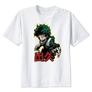 My Hero Academia Merch - Izuku Midoriya Character My Hero Academia Unisex White T-Shirt