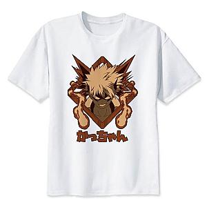 My Hero Academia Merch - Bakugo Character My Hero Academia Unisex White T-Shirt