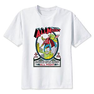 My Hero Academia Merch - Funny All Might My Hero Academia Unisex White T-Shirt