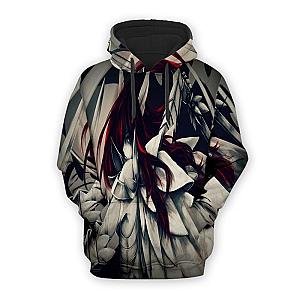 Fairy Tail Hoodies - Erza Scarlet Metallic Armor Sword  Hoodie IPW