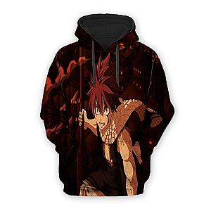 Fairy Tail Hoodies - Natsu Dragon Scarf    Hoodie IPW