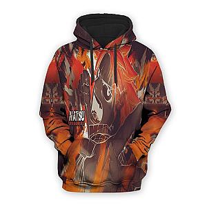 Fairy Tail Hoodies - Natsu Dragneel   Dragon Fire Hip Hop Designed Hoodie IPW