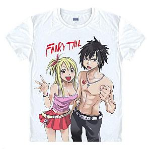 Fairy Tail T-Shirts - Lucy &amp; Gray T-Shirt IPW