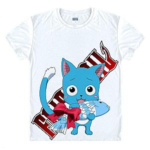 Fairy Tail T-Shirts - Happy Gifting Fish T-Shirt IPW