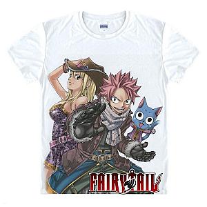 Fairy Tail T-Shirts - Lucy, Natsu and Happy T-Shirt IPW