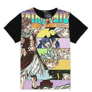 Fairy Tail T-Shirts - Character Panels T-Shirt IPW