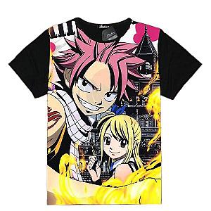 Fairy Tail T-Shirts - Natsu &amp; Lucy T-Shirt IPW