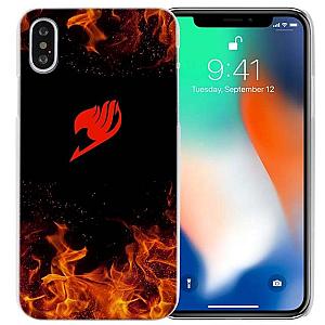 Fairy Tail Cases - Red Guild Emblem in Flames  iPhone Case IPW