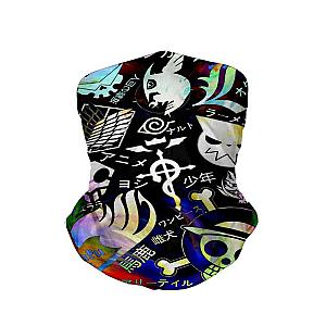 Fairy Tail Neck Gaiter - Anime Classic Emblems Art Neck Gaiter Face Shield Bandanna Scarf IPW