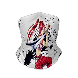 Fairy Tail Beanies - Erza Scarlet  Clear Heart Clothing Embossed Ink Neck Gaiter Bandanna Scarf IPW