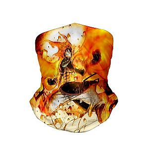 Fairy Tail Neck Gaiter - Dragon Slayer Natsu Dragneel Fire Neck Gaiter Bandanna Scarf IPW