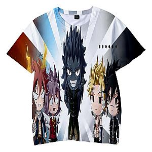 Fairy Tail T-Shirts - Chibi Team Dragon Slayer Natsu Gajeel  T-shirt IPW