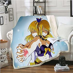 Fairy Tail Blankets - lLucy heartfilia celestial Mage Brushed  Blanket IPW