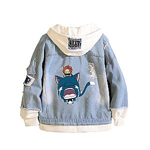 Japanese Anime Fairy Tail Jacket - Kawaii Casual Denim Jackets