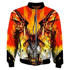 Fairy Tail Jackets - Natsu Dragon Fire Empyrean Blend  Bomber Jacket IPW